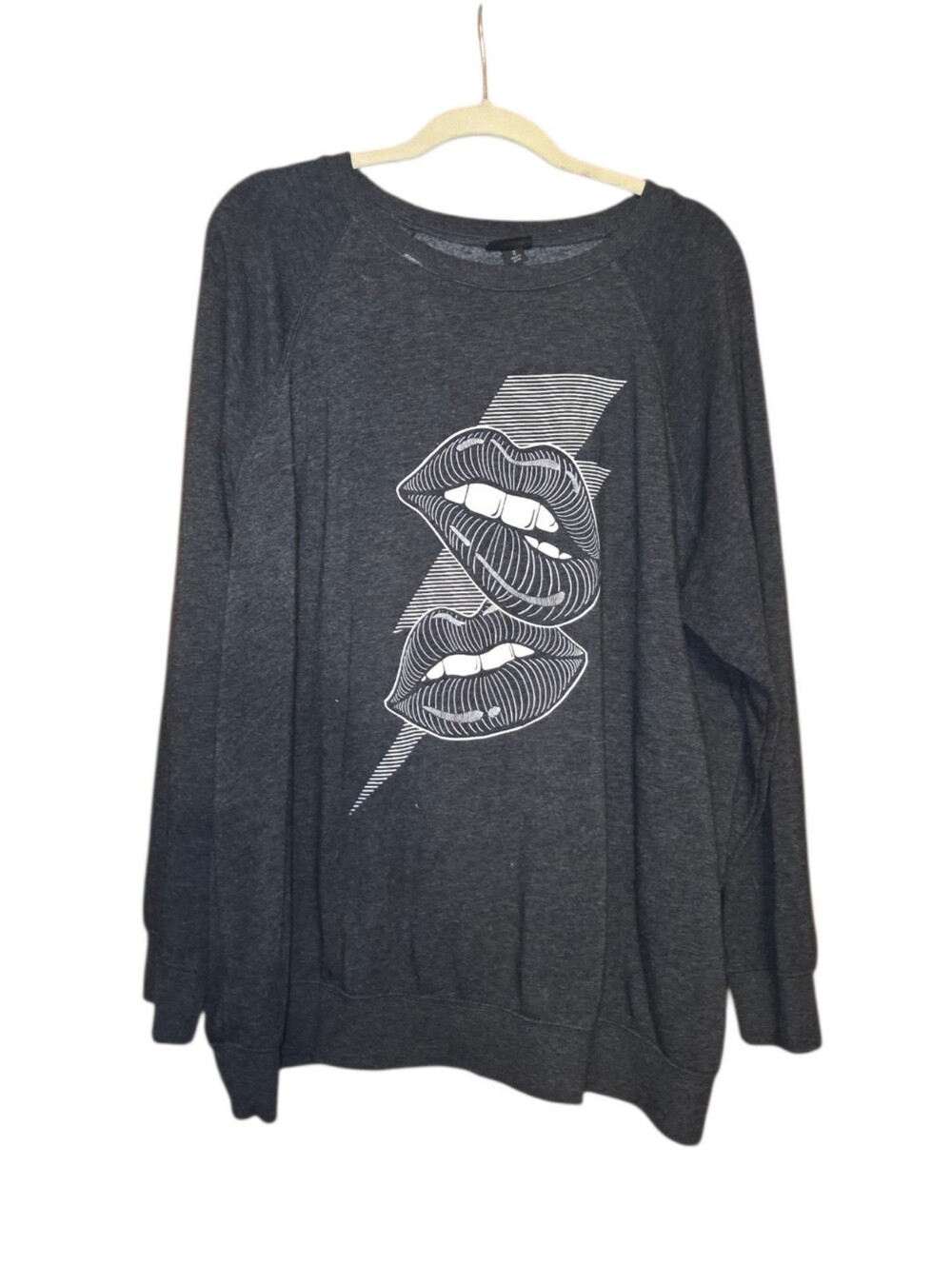 Torrid Lips Sweatshirt Rocky Horror Inspired